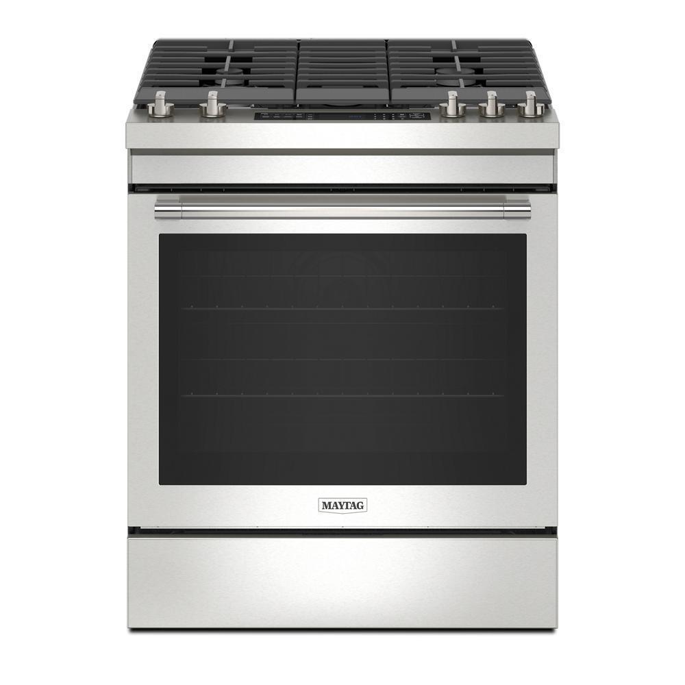 MAYTAG MGS8800PZ Maytag 30-inch Wide Slide-in Gas Range With Air Fry - 5.8 Cu. Ft.