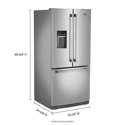 MAYTAG MFW2055FRZ 30-inch Wide French Door Refrigerator With Exterior Water DISPENSER...