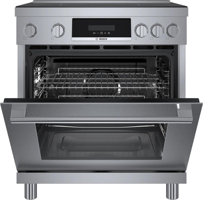 BOSCH HIS8055U 800 Series Induction Freestanding Range 30'' Stainless Steel His8055u