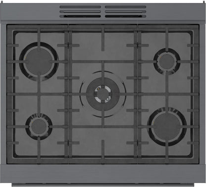 BOSCH HGS8045UC 800 Series Gas Freestanding Range 30'' Black Stainless Steel Hgs8045uc