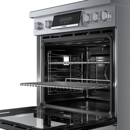 BOSCH HIS8055U 800 Series Induction Freestanding Range 30'' Stainless Steel His8055u
