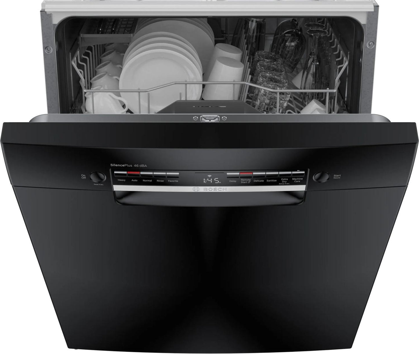 BOSCH SGE53C56UC Bosch 300 Series Dishwasher 24"" Black