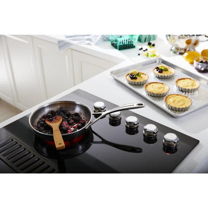 KITCHENAID KCED600GBL KitchenAid 30"" Electric Downdraft Cooktop With 4 Elements - Black