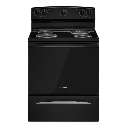 AMANA ACR4203MNB Amana 30-inch Electric Range With Easy-clean Glass Door