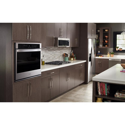 WHIRLPOOL WML55011HS Whirlpool 1.1 Cu. Ft. Low Profile Microwave Hood - BLACK-ON-STAI...