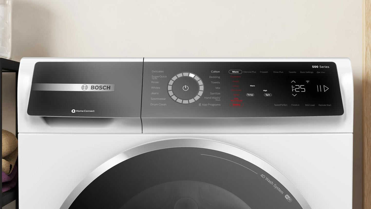 BOSCH WGB24600UC Bosch 500 Series Compact Washer 1600 Rpm Wgb24600uc