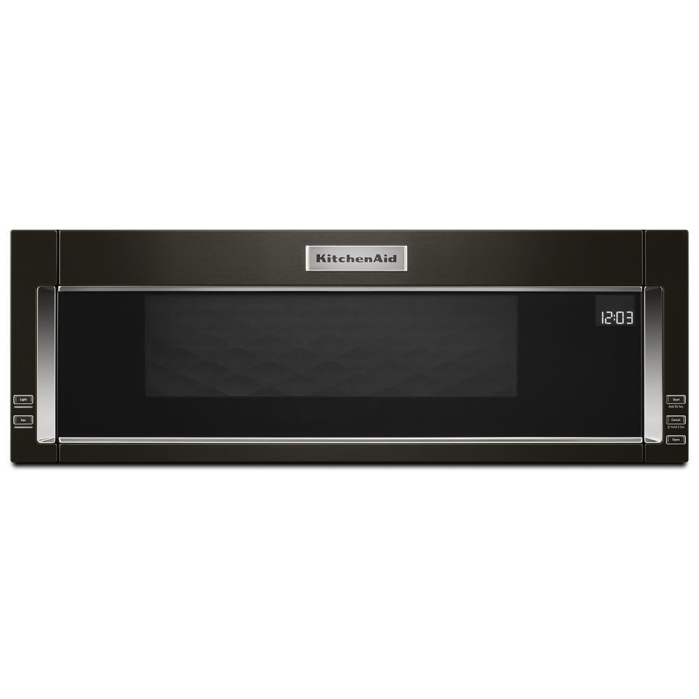 KITCHENAID KMLS311HBS 1000-watt Low Profile Microwave Hood Combination - Black Stainless