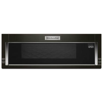 KITCHENAID KMLS311HBS 1000-watt Low Profile Microwave Hood Combination - Black Stainless