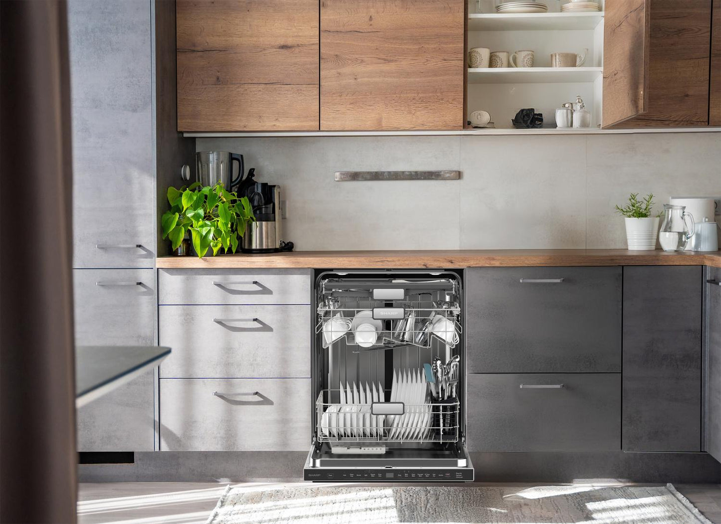 SHARP SDW6726MS Sharp 24 In. Stainless Steel 47db Dishwasher