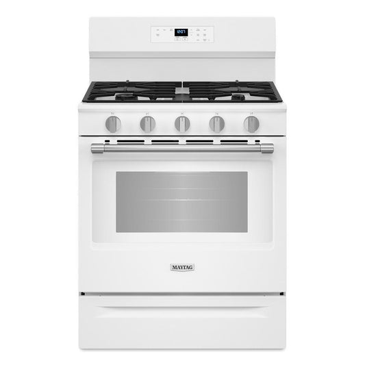 MAYTAG MFGS4030RW Maytag 30-inch Wide Gas Range With Steam Clean - 5.0 Cu. Ft.