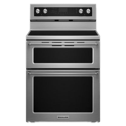 KITCHENAID KFED500ESS Stainless Steel Kitchenaid 30-inch 5 Burner Electric Double OVEN...