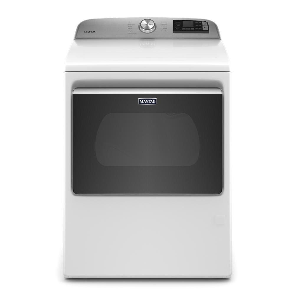 MAYTAG MGD6230HW Smart Capable Top Load Gas Dryer With Extra Power Button - 7.4 Cu. Ft.