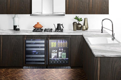 SUMMIT SCR2466BPNR Commercially Approved 24"" Wide Built-in Beverage Refrigerator DESIG...