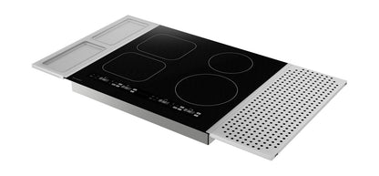 SHARP SCH2443GB Sharp 24 In. Induction Cooktop With Side Accessories