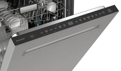 SHARP SDW6726MS Sharp 24 In. Stainless Steel 47db Dishwasher