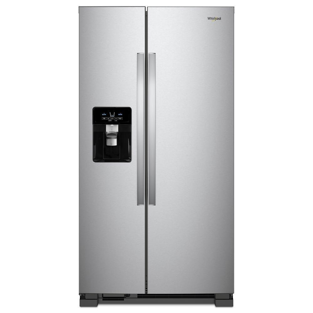 WHIRLPOOL WRS325SDHZ Whirlpool 36-inch Wide Side-by-side Refrigerator - 24 Cu. Ft. - ...