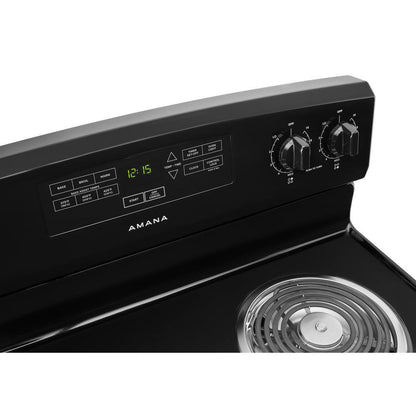 AMANA ACR4303MFB 30-inch Amana Electric Range With Bake Assist Temps - Black