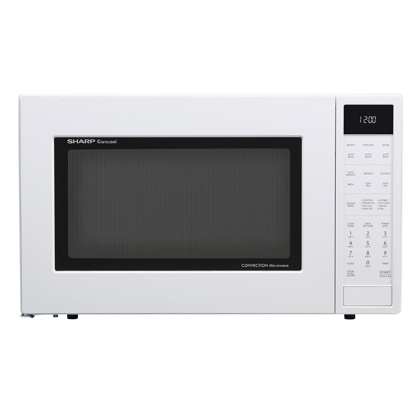SHARP SMC1585BW Sharp Carousel Countertop Convection + Microwave Oven 1.5 Cu. Ft. 9...