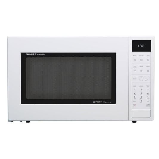 SHARP SMC1585BW Sharp Carousel Countertop Convection + Microwave Oven 1.5 Cu. Ft. 9...