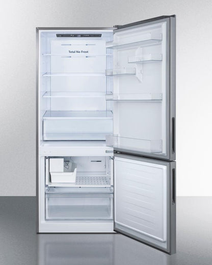 SUMMIT FFBF279SSXIM Summit 28"" Wide Bottom Freezer Refrigerator