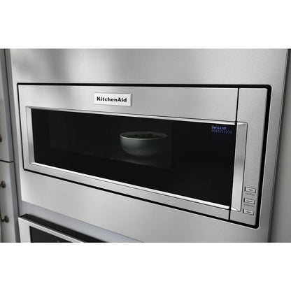 KITCHENAID KMBT5511KSS 1000 Watt Built-in Low Profile Microwave With Standard Trim Kit - S...