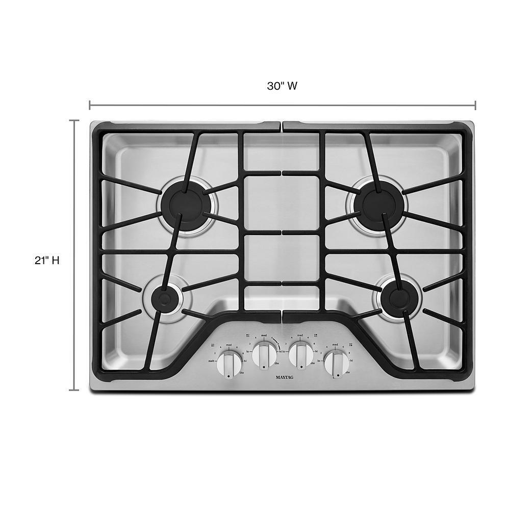MAYTAG MGC7430DS Maytag 30-inch 4-burner Gas Cooktop With Power Burner