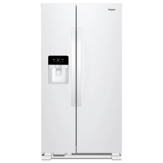 WHIRLPOOL WRS555SIHW Whirlpool 36-inch Wide Side-by-side Refrigerator - 25 Cu. Ft. - ...