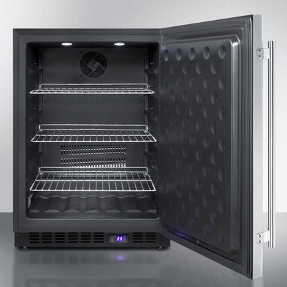 SUMMIT SCFF53BCSS Frost-free Built-in Undercounter All-freezer for Residential or COM...