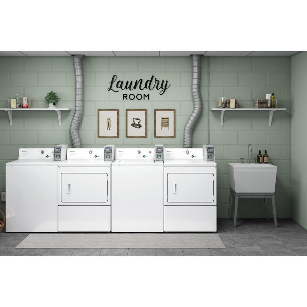 WHIRLPOOL CAE2745FQ Whirlpool Commercial Top-load Washer, Coin Equipped - White