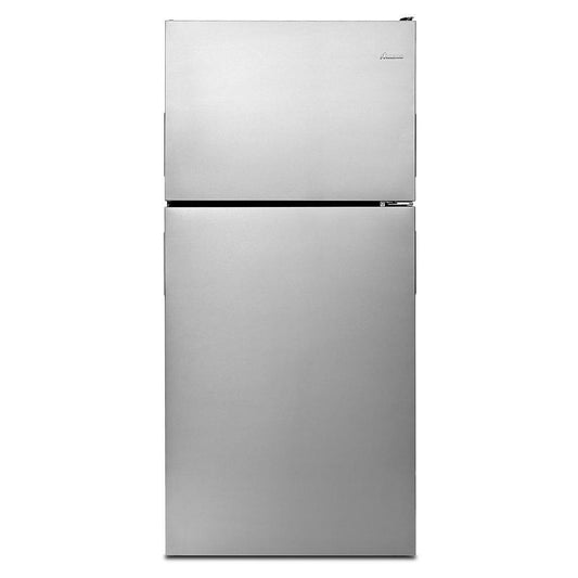 AMANA ART318FFDS 30-inch Wide Top-freezer Refrigerator With Glass Shelves - 18 Cu. F...