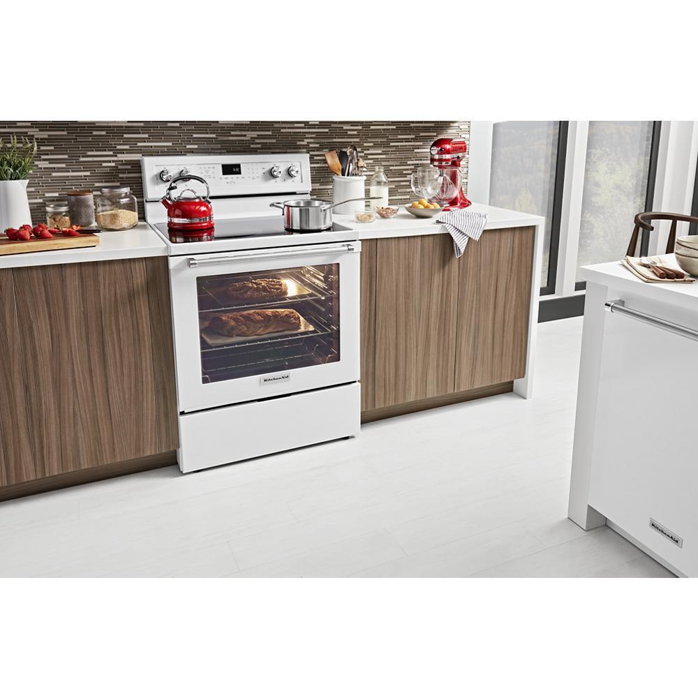 KITCHENAID KFEG500EWH White Kitchenaid 30-inch 5-element Electric Convection Range