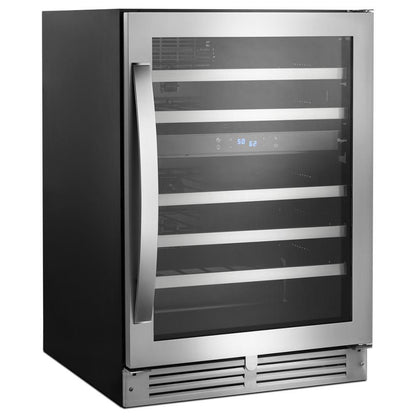 WHIRLPOOL WUW55X24HS Whirlpool 24-inch Wide Undercounter Wine Center With 46-bottle W...