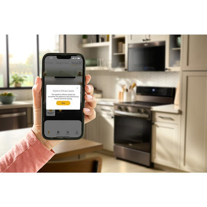 WHIRLPOOL WFES7530RV 30-inch Smart Electric Range With Air Cooking Technology, WIPECLEAN...