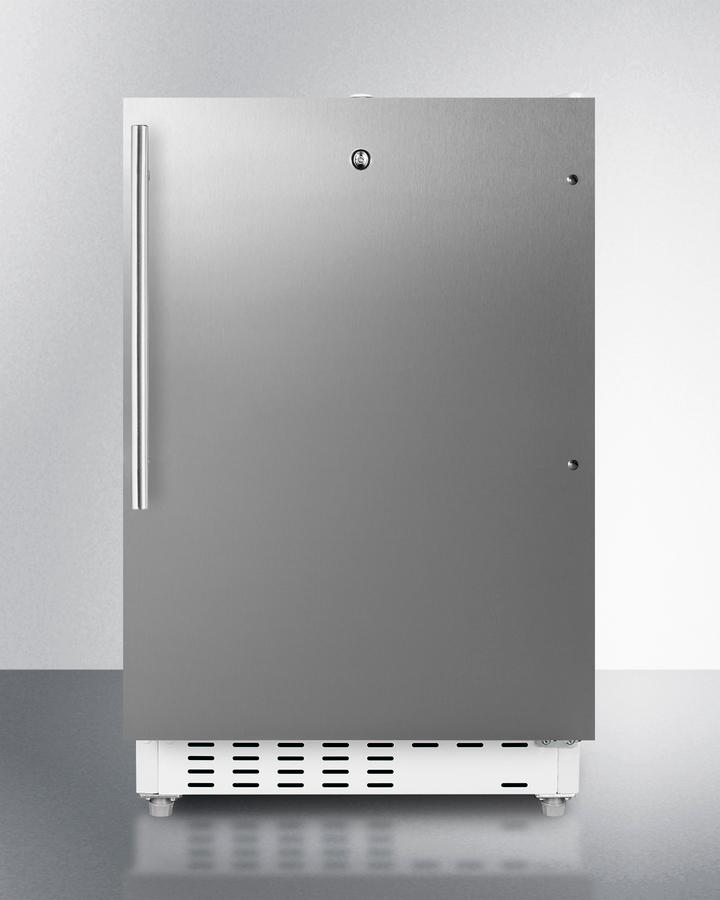 SUMMIT ALRF48CSSHV Summit 20"" Wide Built-in Refrigerator-freezer, Ada Compliant