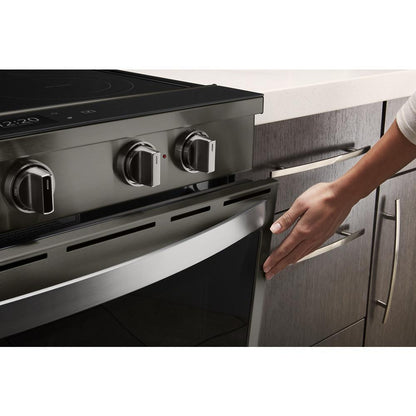 WHIRLPOOL WEE750H0HV Whirlpool 30-inch,6.4 Cu Ft, Electric Slide-in Range With 5 ELEMENT...