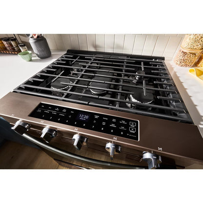 WHIRLPOOL WSGS7530RV 30-inch Smart Slide In Gas Range With Air Cooking Technology, No PR...
