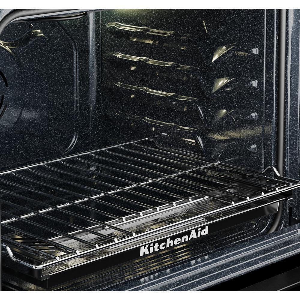KITCHENAID KSES530SBE KitchenAid 30-inch 5-element Electric Slide-in Convection Range
