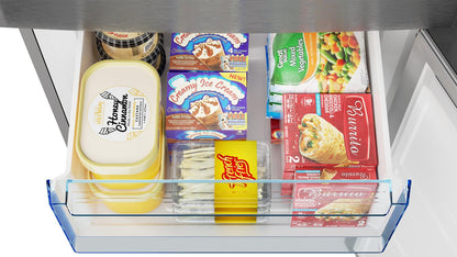 SHARP SJB1255GS Sharp 24 In. Bottom-freezer Counter-depth Refrigerator