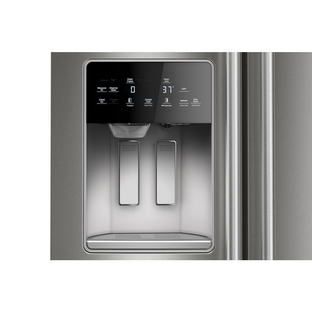 MAYTAG MRSF6636RZ 36-inch Wide Full-depth Side-by-side Refrigerator With Arctic Blue ...