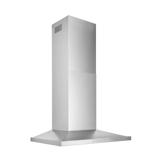 BROAN BWS1304SS Broan 30-inch Convertible Wall-mount Low Profile Pyramidal CHIMN...
