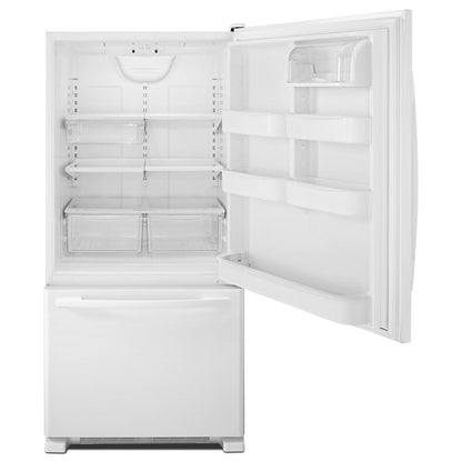 AMANA ABB2224BRW 21.9 Cu. Ft. Energy Star Qualified Bottom-freezer Refrigerator -...