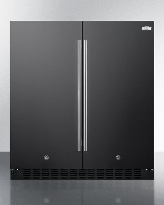 SUMMIT FFRF3070B Frost-free Side-by-side Refrigerator-freezer for Built-in or FREEST...