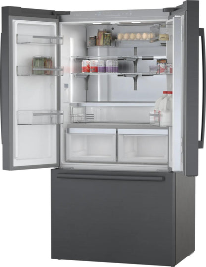 BOSCH B36CT80SNB Bosch French Door Bottom Mount Black Stainless Steel