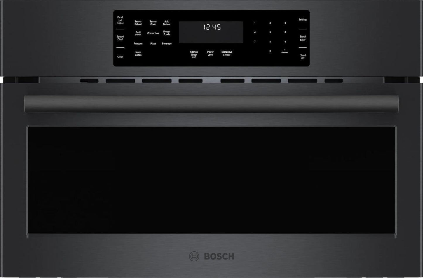 BOSCH HMC80242UC Bosch 800 Series 30"" Speed Oven, Hmc80242uc, Black Stainless Steel