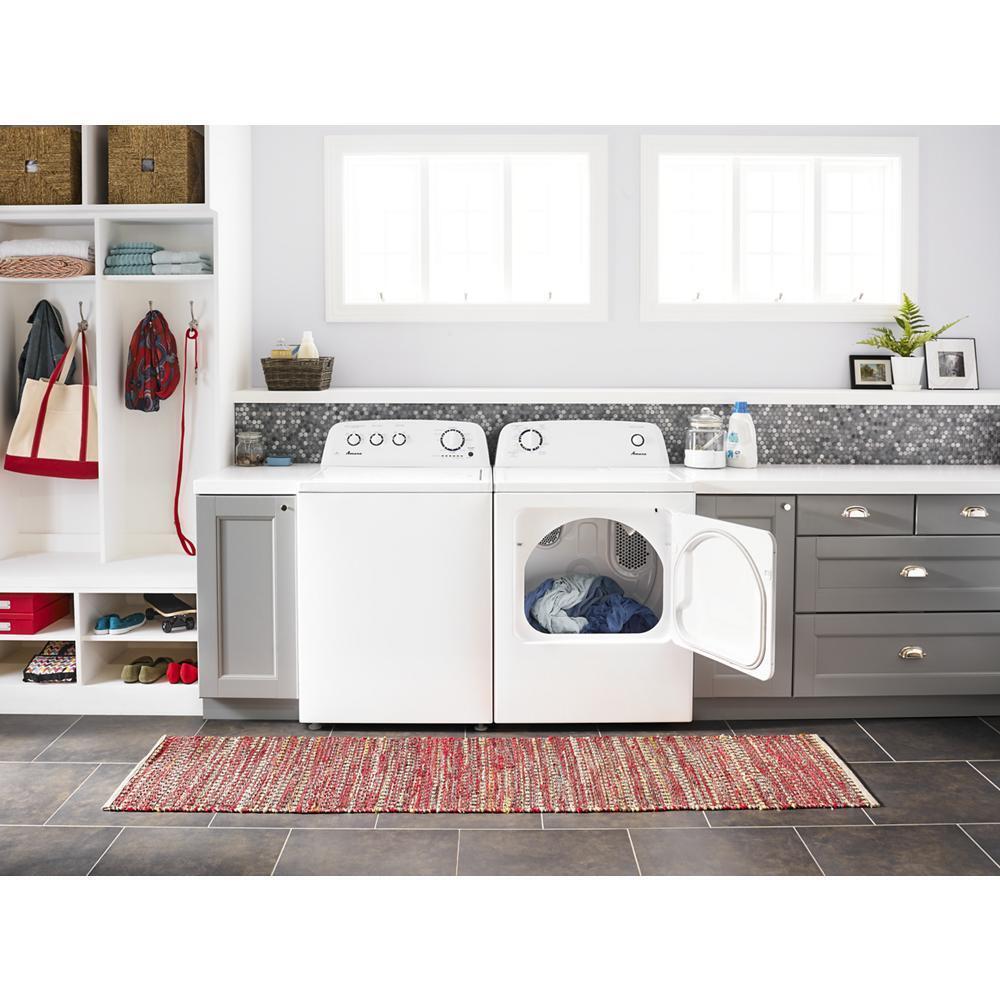 AMANA NGD4655EW 6.5 Cu. Ft. Top-load Gas Dryer With Automatic Dryness Control - White