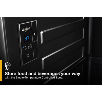 WHIRLPOOL WUR35X24HZ Whirlpool 24-inch Wide Undercounter Refrigerator With Towel Bar ...