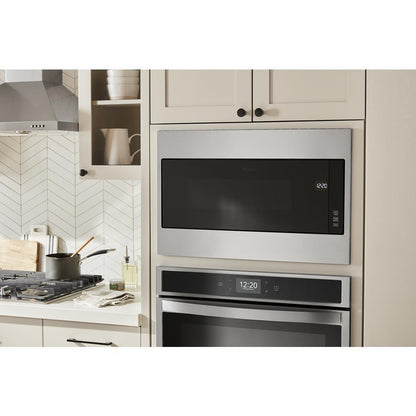 WHIRLPOOL WMT55511KS 1.1 Cu. Ft. Built-in Microwave With Standard Trim Kit - 19-1/8"" Height
