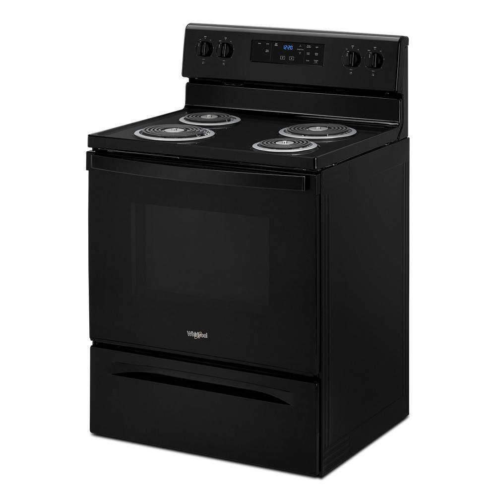 WHIRLPOOL WFC315S0JB 4.8 Cu. Ft. Whirlpool Electric Range With Keep Warm Setting
