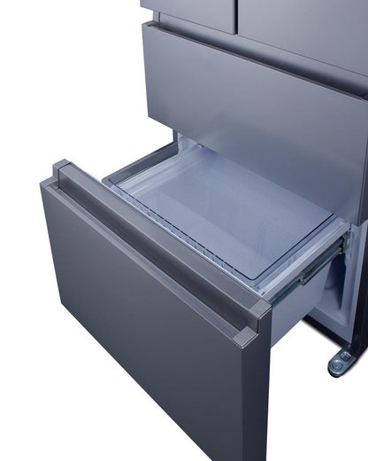 SUMMIT FDRD152PL Summit 27.5"" Wide French Door Refrigerator-freezer