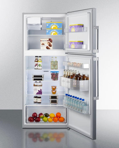 SUMMIT FF1514SSIM Summit 28"" Wide Top Mount Refrigerator-freezer With Icemaker